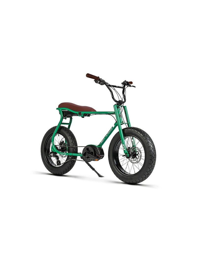Ruff Cycles Lil'Buddy Men's E-Bike, Bosch Active Line Motor, Devon Green, Cruiser Style, Fat Tyres - Image 2